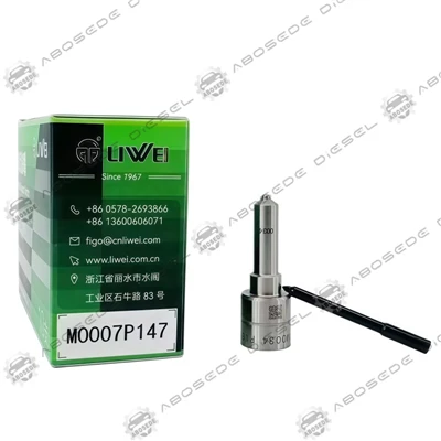 LIWEI M0007P147 Buse d'injecteur diesel à rampe commune – Pointe de contrôle de pulvérisation de précision pour moteurs diesel Siemens VDO 1,4–1,6 L|Compatible Euro 5/6