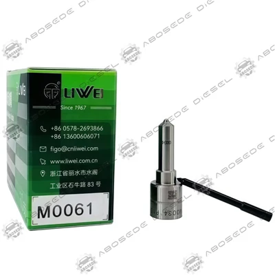 Buse d'injecteur diesel à rampe commune LIWEI M0061 - Pointe de précision Siemens VDO pour systèmes GK2Q-9K546-AC / 33800-2U000 CR