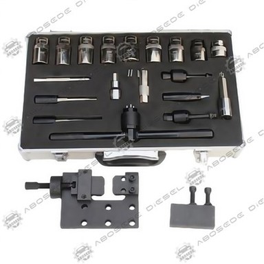 Kit d'outils d'entretien d'injecteur à rampe commune diesel NO.1062 - Ensemble professionnel de 20 pièces